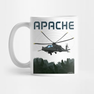 Apache Attack Helicopter Military Armed Forces Novelty Gift Mug